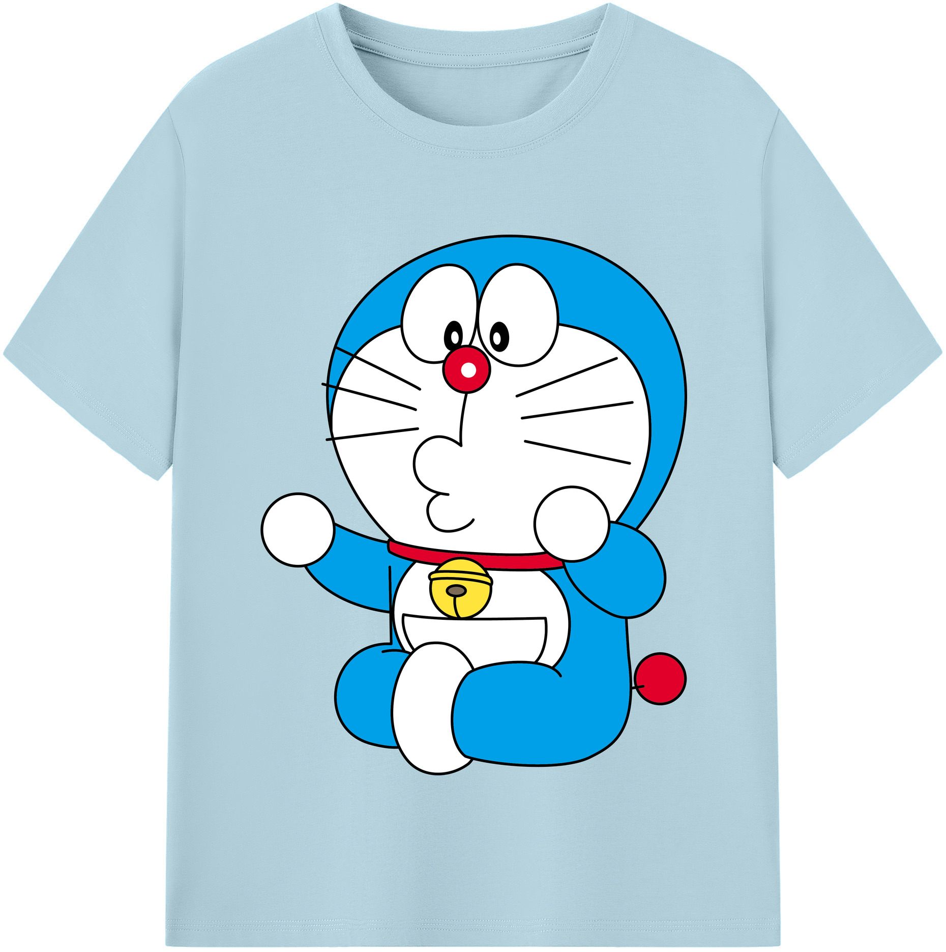 （画像用） ドラえもん Doraemon 綿100％半袖Tシャツ（フロントプリント）